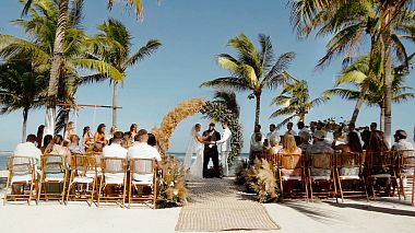 Award 2023 - Najlepszy Edytor Wideo - Charlie x Cody | Bluevenado Beach Wedding, Tulum Mexico