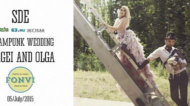 Contest 2015 - Найкращий СДЕ-мейкер - SDE / Steampunk wedding Sergei and Olga/ 05 July 15 (eng sub)