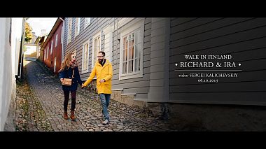 Videographer Sergei Kalichevskiy from Petrohrad, Rusko - Walk in Finland • Richard & Ira •, engagement