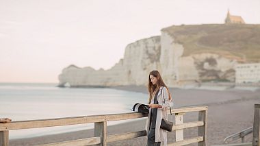 Harkov, Ukrayna'dan Bulgakova Tati kameraman - La Boussole magazine trip to Etretat with Elina, reklam