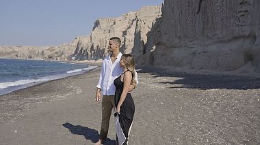 Videographer Giordano  Borghi from Reggio Emilia, Italy - Josephine and Benedy // Engagement in Santorini, engagement