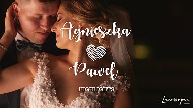 Videographer Lemonpic Studios from Bílsko-Bělá, Polsko - Agnieszka & Paweł Highlights, wedding