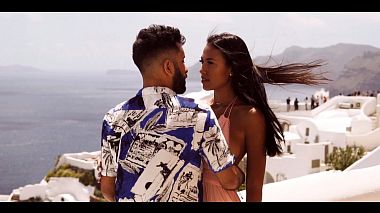 Videographer Dimitris Pavlidis from Firá, Griechenland - Thayane + Andrew - Elopement In Santorini, drone-video, engagement, event