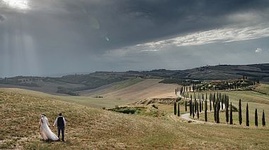 Videographer The Wedding Valley from Como, Italy - Wedding in Siena. Italy. Tuscany, drone-video, wedding