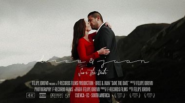 Videographer Felipe Idrovo from Cuenca, Ecuador - Falling into Love - Bree & Juan - Save The Date Sessions, wedding