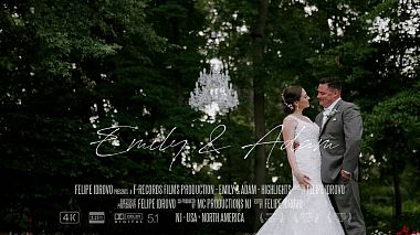 Videographer Felipe Idrovo from Cuenca, Ecuador - Emily & Adam - Highlights, wedding