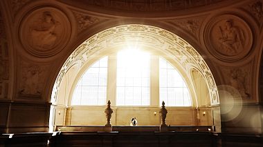 Videographer Aperina Studios from San Francisco, États-Unis - Beautiful & Enchanting Wedding at San Francisco City Hall - Josh and Jen, drone-video, wedding