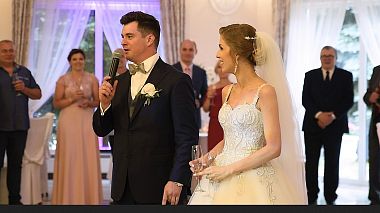 Видеограф Marcin Kober, Лович, Польша - Niezwykły film ślubny | Wesele w Centrum Wypoczynkowym Magdalena w Koszelówce | Ślub Karoliny i Maćka, репортаж, свадьба