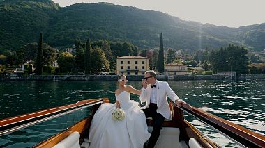 Videographer Denys (New Life Foto & Video) from Reggio d'Émilie, Italie - Lake Como Wedding Video – Keelyn & Chris | Luxury Destination Wedding in Italy, wedding