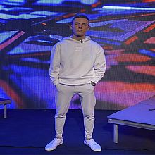 Studio worker Ravil Baskakov