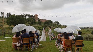 Videographer Marin Ivan from Padova, Itálie - Wedding video in Tuscany | Massaini Palace, engagement, humour, reporting, wedding