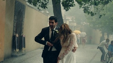 Videografo Ota Bek da Praga, Repubblica Ceca - Wedding in a storm in Prague | Trailer, wedding