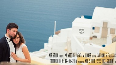 Videógrafo MCF STUDIO de Varsovia, Polonia - Wedding Highlights Santorini Greece 2015 // Klip Ślubny Agata | Łukasz, drone-video, reporting, wedding