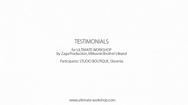 Videographer Bojan Mitkovski from Bitola, Nordmazedonien - ULTIMATE WORKSHOP TESTIMONIALS, training video, wedding