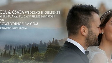 Videografo Eurowedding film da Budapest, Ungheria - Angéla & Csaba Wedding Highlights, wedding