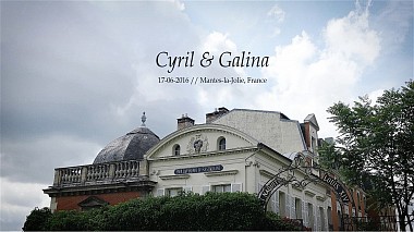 Videographer 2RIVER FILM from Moscow, Russia - Cyril & Galina // Mantes-la-Jolie, France, event, reporting, wedding