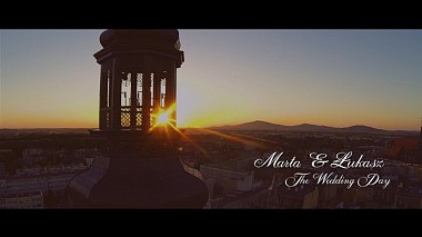 Видеограф Marcin Baran, Свидница, Полша - Marta i Łukasz - Zwiastun ( The Wedding Day ), SDE, drone-video, wedding