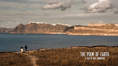 Videographer Cinema of Poetry from Athens, Greece - The Poem of Earth | Santorini Elopement, advertising, engagement, event, invitation, wedding