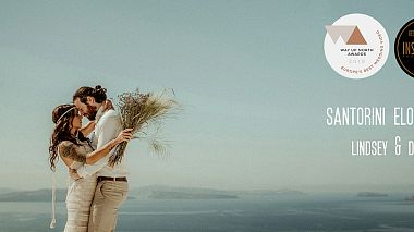 Videographer Cinema of Poetry from Athens, Greece - Lindsey & Dune | Santorini Elopement, wedding
