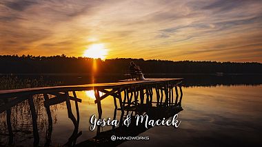 Videógrafo Nano Works de Lublin, Polonia - Gosia ♡ Maciek | Wedding Highlights, drone-video, wedding