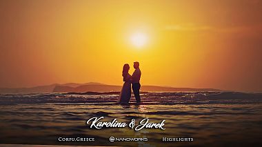 Видеограф Nano Works, Люблин, Польша - Karolina ♡ Jarek | Corfu - Greece, аэросъёмка, свадьба