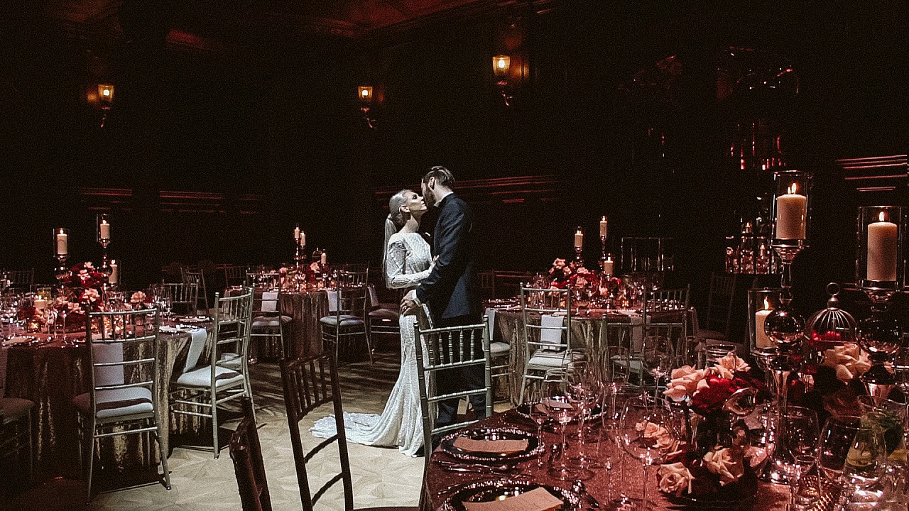 Glamour vampire wedding Goetz palace - Best wedding video Marry Me Studio