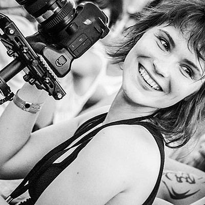 Videographer Gloria Kurnik