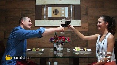 Videographer Ateliê Vídeo from other, Brazílie - save the date | Naianny + Mario, wedding