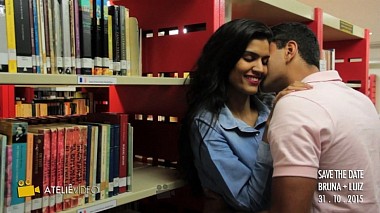 Videographer Ateliê Vídeo from other, Brazil - save the date | Bruna + Luiz, wedding