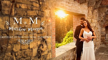 Videographer Vertigo Wedding from Florence, Italy - Matthew + Meagan. Castello di Vincigliata, Florence, drone-video