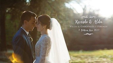 Videographer Vertigo Wedding from Florence, Italy - Ricardo + Alda. Villa il Garofalo, Firenze, drone-video, wedding