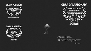 Видеограф Tomás Cristóbal, Калаорра, Испания - Resumen Alfredo y Patricia - “Buenos días princesa”, свадьба