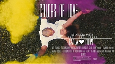Videographer Rafa Gonçalves from San Paolo, Brazil - Carla & Filipe - Colors of love ! SAME DAY MOVIE, SDE, drone-video, wedding