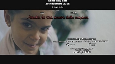 Відеограф Biagio sivilla, Барі, Італія - Nico e Sandra SDE 10-11-15, wedding
