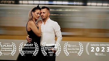 Βιντεογράφος Axinte Films από Ρώμη, Ιταλία - Sergiu & Ana - Save the date, drone-video, engagement