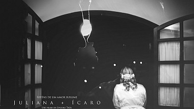 Videographer Studio Três Filmes from Belo Horizonte, Brazílie - Juliana & Icaro - Reféns de um amor sublime, engagement, event, wedding