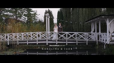 Videógrafo Movie Wam de Płońsk, Polonia - Dworek na Wodoktach - Karolina & Igor - Zwiastun Filmu Ślubnego, drone-video, wedding