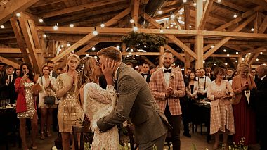 Videographer Łukasz Gawron from Katovice, Polsko - Madzia x Bartosz - Owczarnia, drone-video, reporting, wedding
