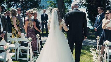 Prag, Çekya'dan Piotr Tsvyd kameraman - Wedding in Switzerland, Lugano lake, düğün
