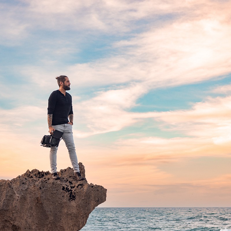 Videographer Ross Ciaramitaro