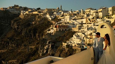 来自 伦敦, 英国 的摄像师 The Wedding  Filmmakers - Emma & Niken’s Indian Wedding | Thermes Luxury Villas, Santorini, wedding