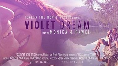 来自 华沙, 波兰 的摄像师 Tokksa The Movie Studio - Violet Dream - Monika + Paweł, wedding
