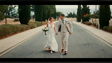 Videographer Charlotte Kelly from Paphos, Chypre - The Wedding of Ellie & Bill, wedding