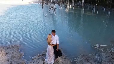 来自 弗罗茨瓦夫, 波兰 的摄像师 ORLE OKO PHOTOGRAPHY - PATRYCJA & KONRAD - TECHNICOLOR LOVE, drone-video, engagement, musical video, reporting, wedding