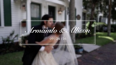 Videographer Mike Lemus from Orlando, Spojené státy americké - Armando & Allison’s Wedding | Casa Monica Resort | Vault at the Treasury | St. Augustine, FL, wedding