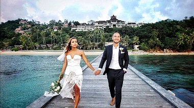 Videographer KORO FILMS from Bangkok, Thailand - The Wedding of Vanessa & Tayfun at at InterContinental Samui Baan Taling Ngam Resort, Ko Samui Thailand, wedding