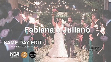 Videographer Andressa Moura from Sorocaba, Brazílie - Filme Same Day Edite Juliano e Fabiana, SDE, musical video, wedding