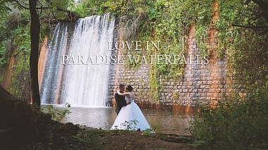 来自 斯科普里, 北马其顿 的摄像师 Borcho Jovanchevski - Love in Paradise Waterfalls - Julia & Kristijan, drone-video, wedding