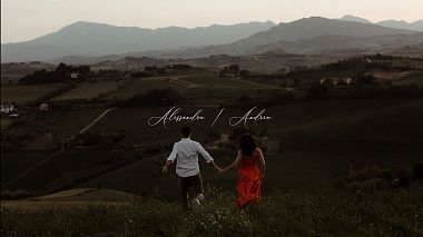 Videographer Marco Romandini from San Benedetto del Tronto, Italien - Video emozionante e romantico di 2 fidanzati al tramonto nelle colline marchigiane | Engagement, drone-video, engagement, invitation, reporting, wedding