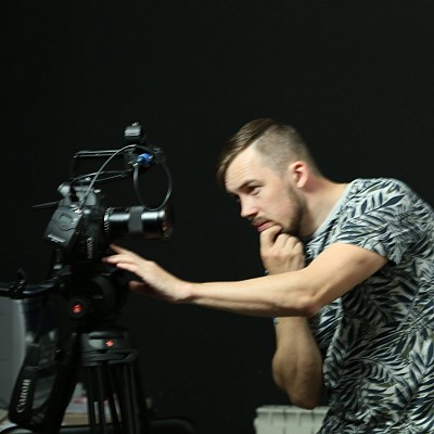 Videographer Yuri Sergeev